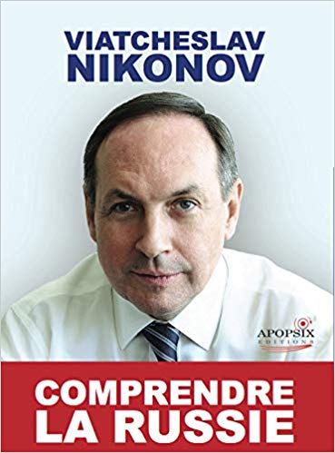 Couverture. Editions Apopsix. Comprendre la Russie, de Viatcheslav Nikonov. 2018-12-06